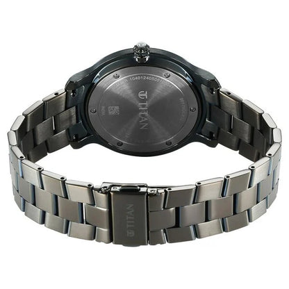 Clasique Slim Quartz Analog with Date Green Dial Stainless Steel Strap Watch For Men