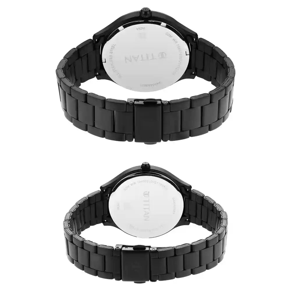 Multifunction Black &  Couple Watch NP9400494204NM01
