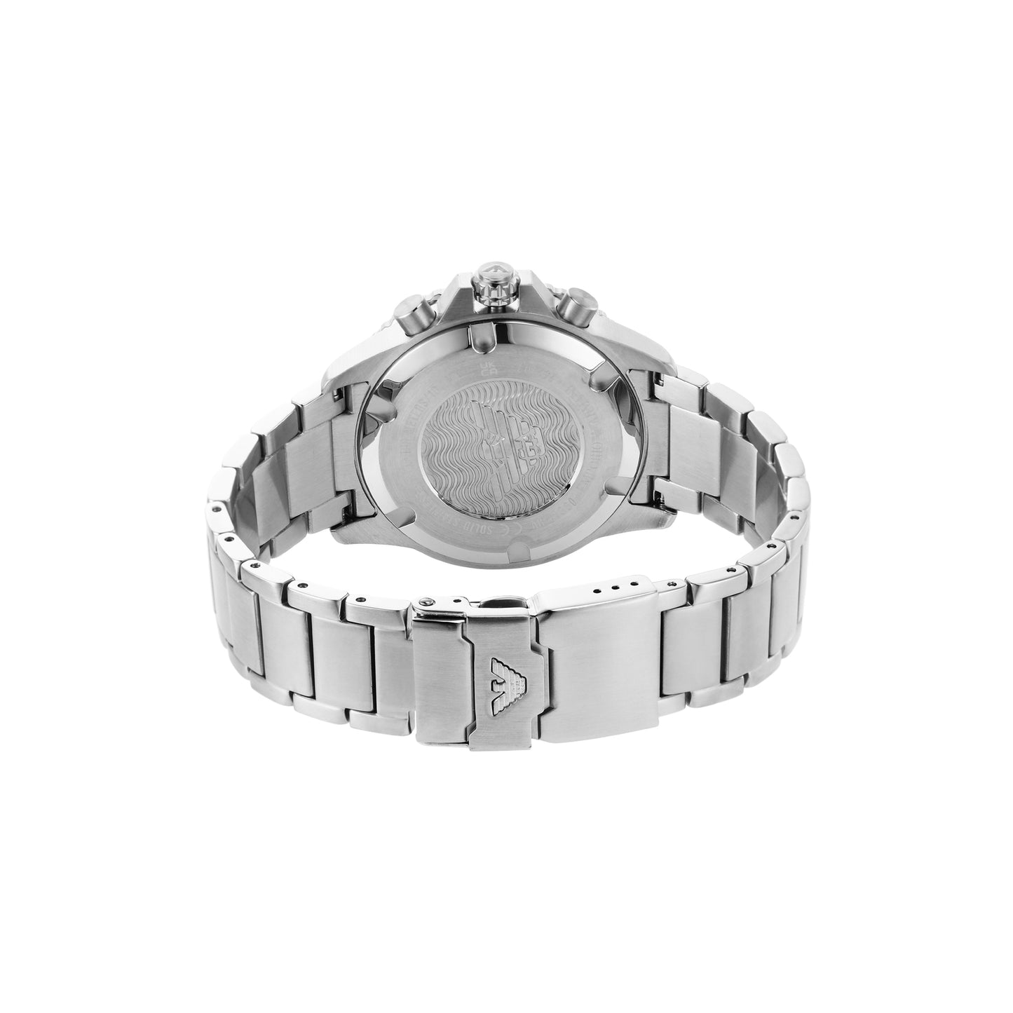 Emporio Armani Chronograph Black & Stainless Steel Men's Watch AR11360