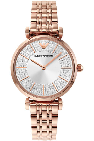 Emporio Armani Analog Silver & Stainless Steel Women's Watch AR11446
