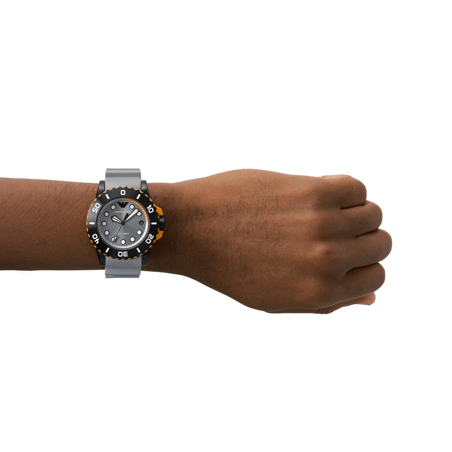 Emporio Armani Analog Gray & Polyurethane Men's Watch AR11477