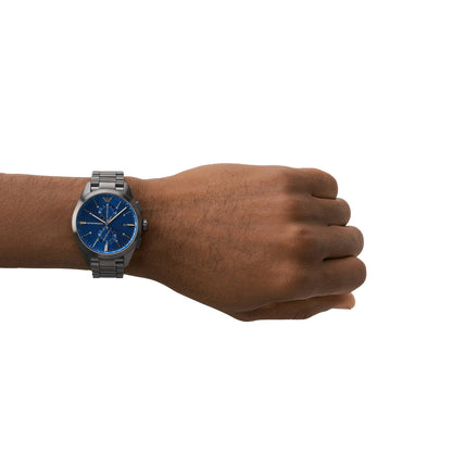 Emporio Armani Chronograph Blue & Stainless Steel Men's Watch AR11481
