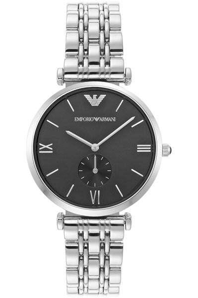 Emporio Armani Analog Black & Stainless Steel Women's Watch AR1676