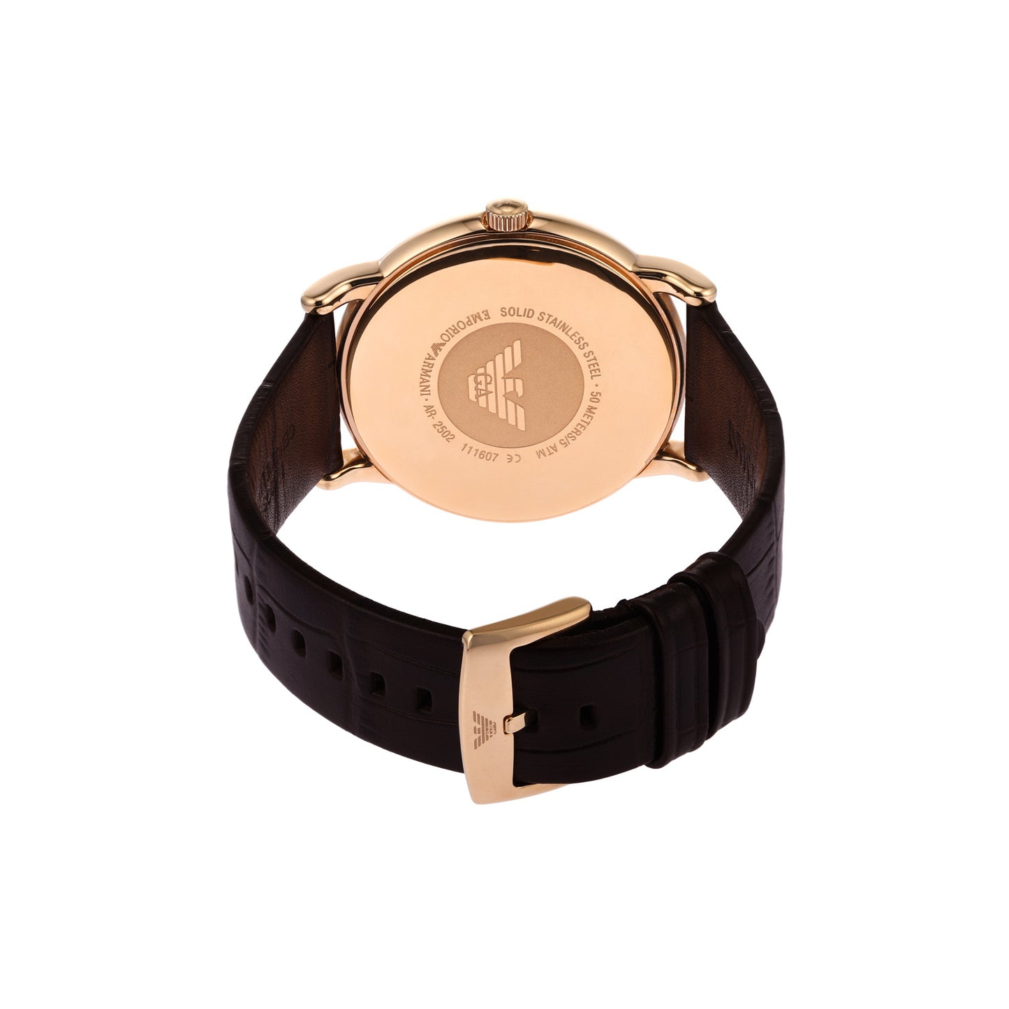 Emporio Armani Analog White & Leather Men's Watch AR2502