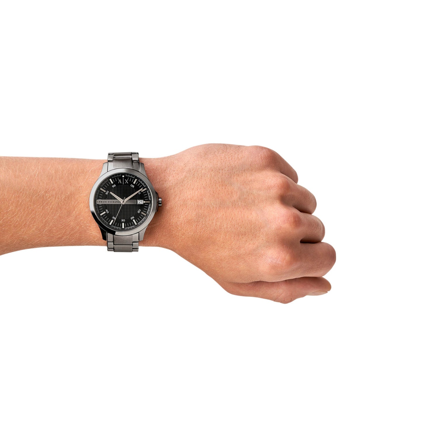 Armani Exchange Analog Black & Stainless Steel Men's Watch AX2103