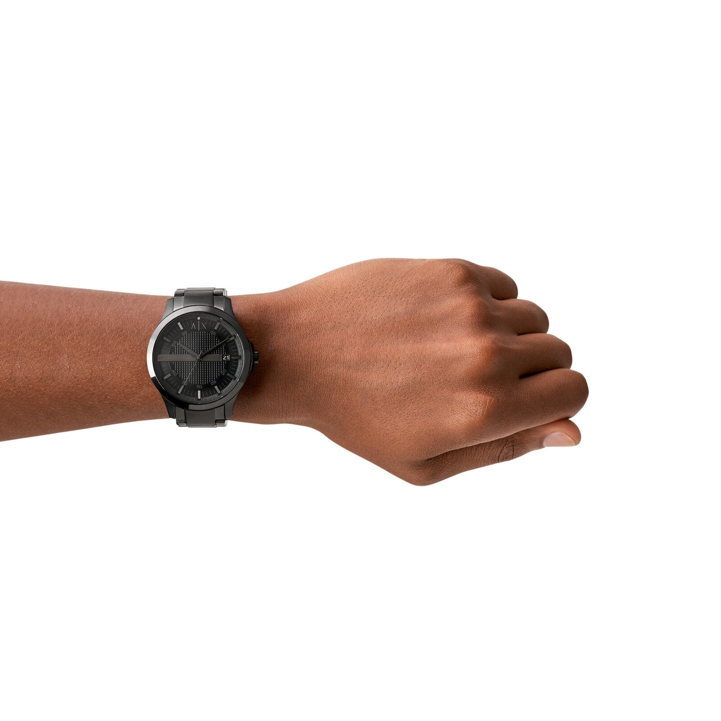 Armani Exchange Analog Black & Stainless Steel Men's Watch AX2104