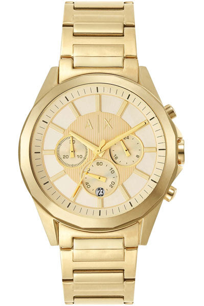 Armani Exchange Chronograph Gold & Stainless Steel Men's Watch AX2602