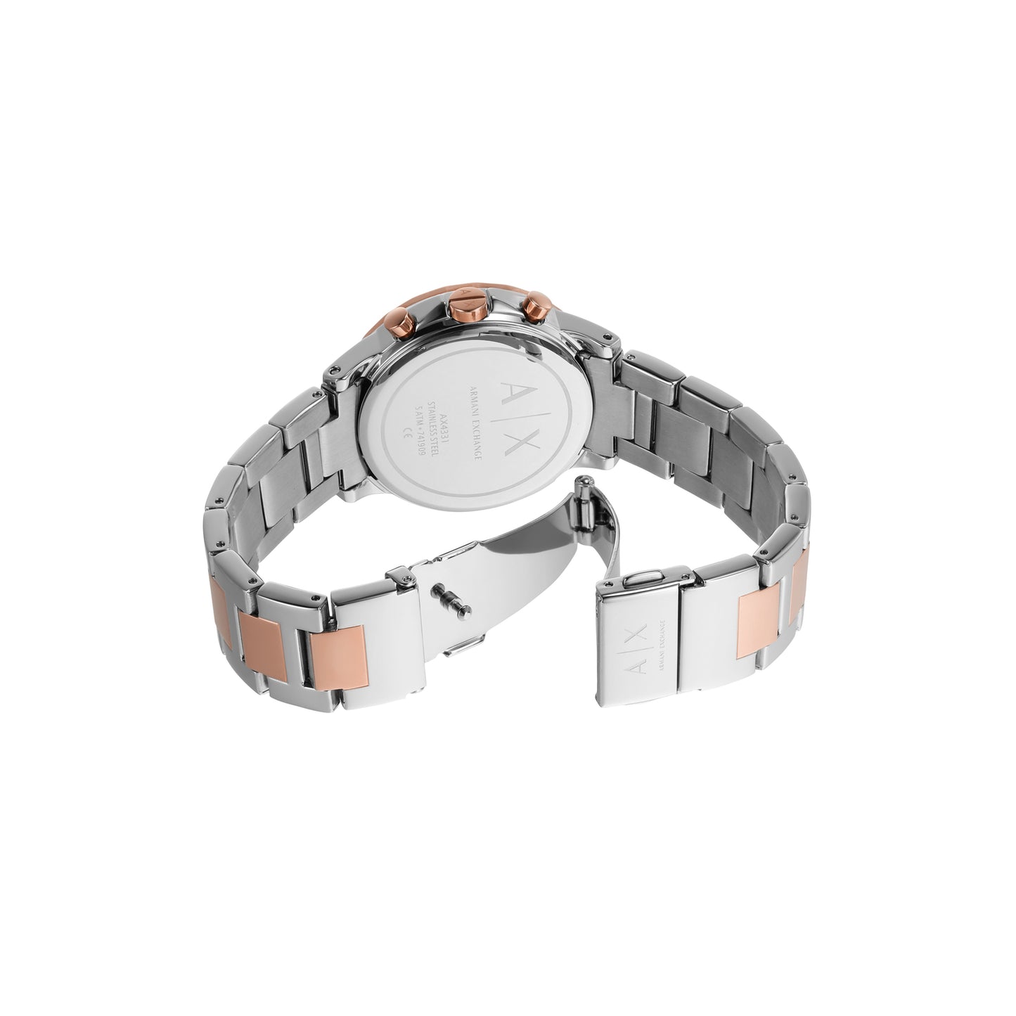 Armani Exchange Chronograph Silver & Stainless Steel Women's Watch AX4331