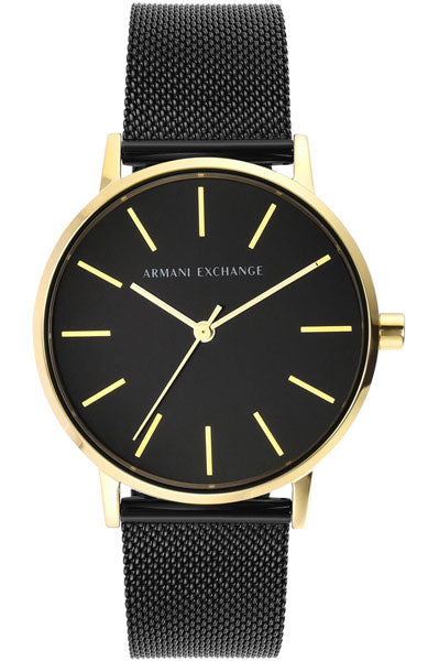 Armani Exchange Analog Black & Stainless Steel Women's Watch AX5548