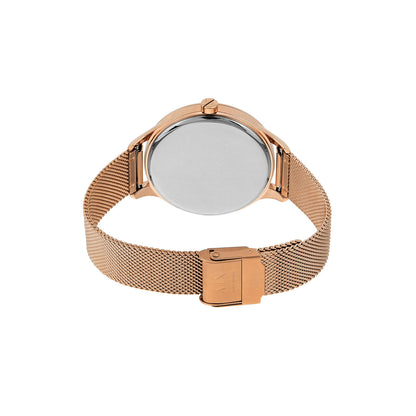 Armani Exchange Analog Rose Gold & Stainless Steel Women's Watch AX5602
