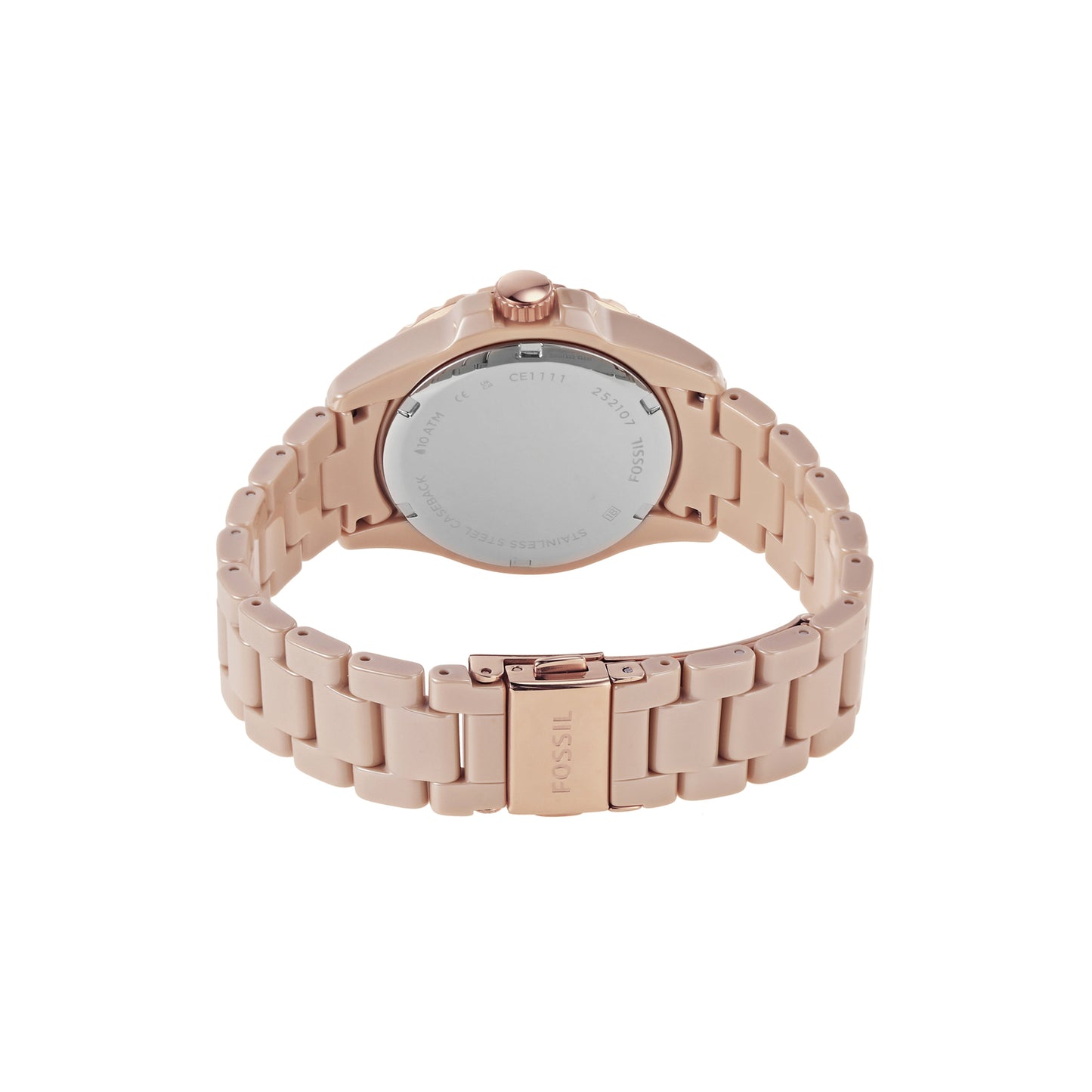 Fossil Analog Brown & Ceramic Women's Watch CE1111
