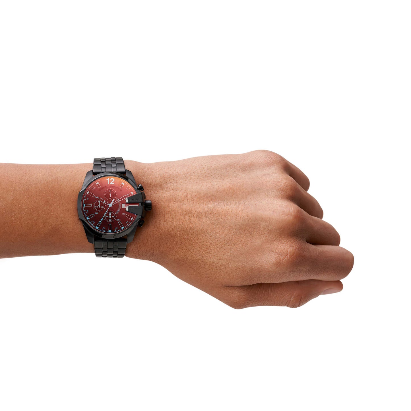 Diesel Chronograph Black & Stainless Steel Men's Watch DZ4566