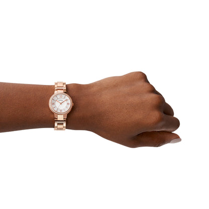 Fossil Analog Silver & Stainless Steel Women's Watch ES3284