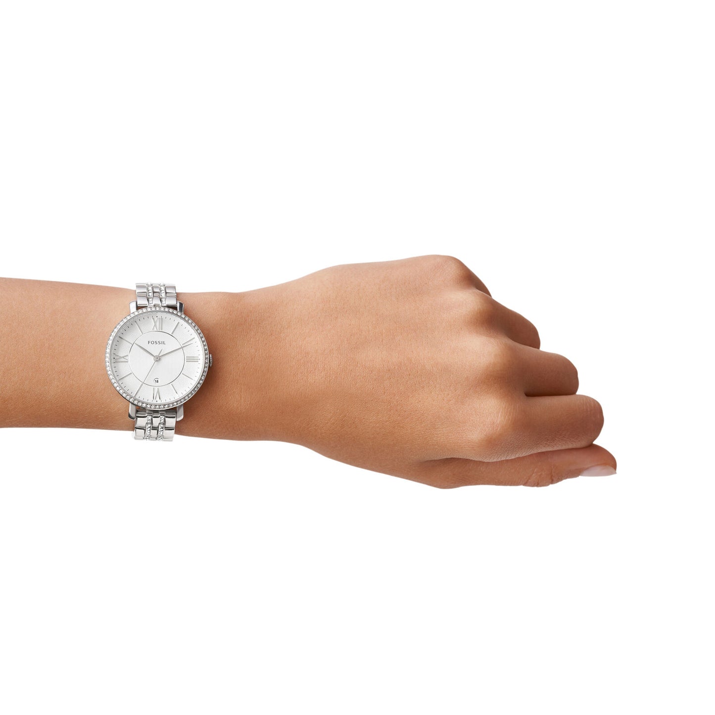 Fossil Analog Silver & Stainless Steel Women's Watch ES3545