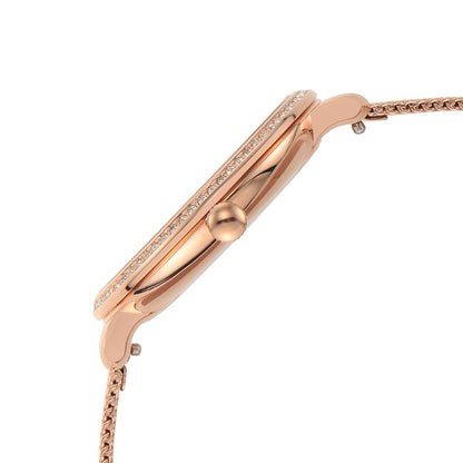Fossil Analog Rose Gold & Stainless Steel Women's Watch ES4628