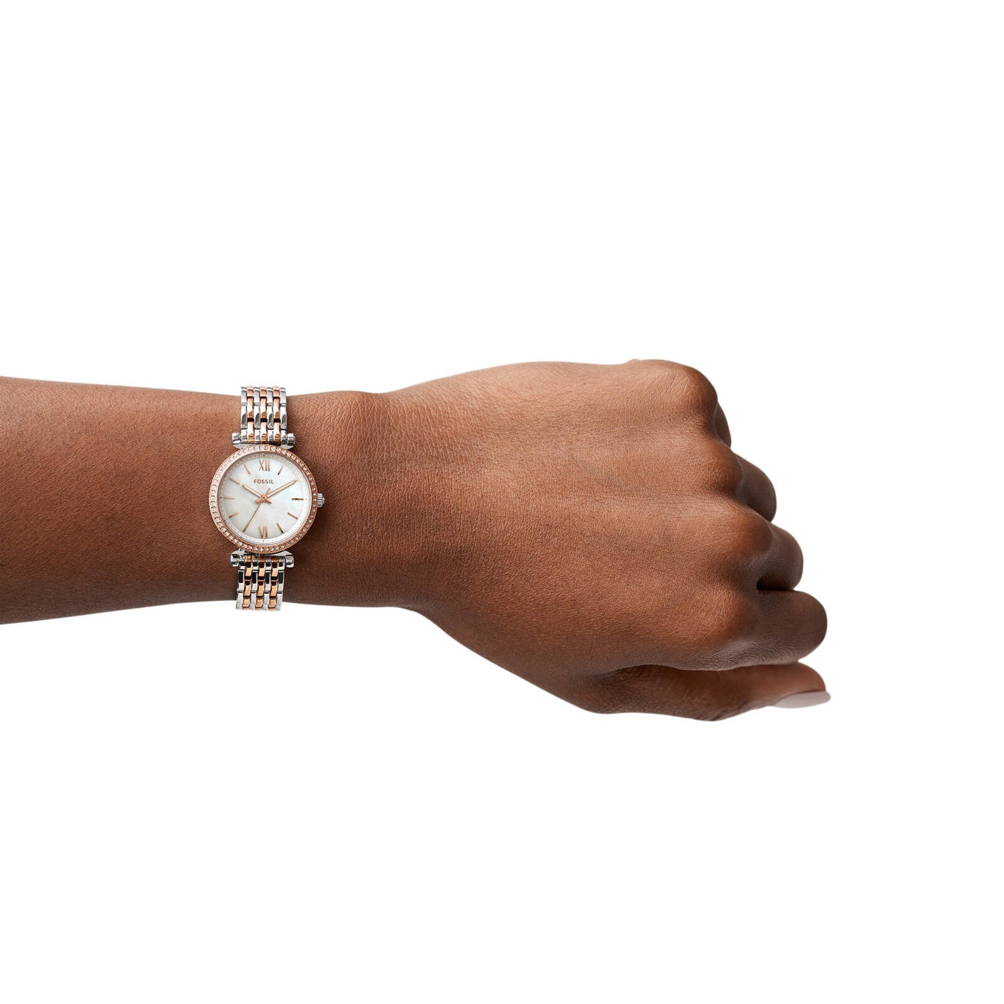 Fossil Analog Silver & Stainless Steel Women's Watch ES4649
