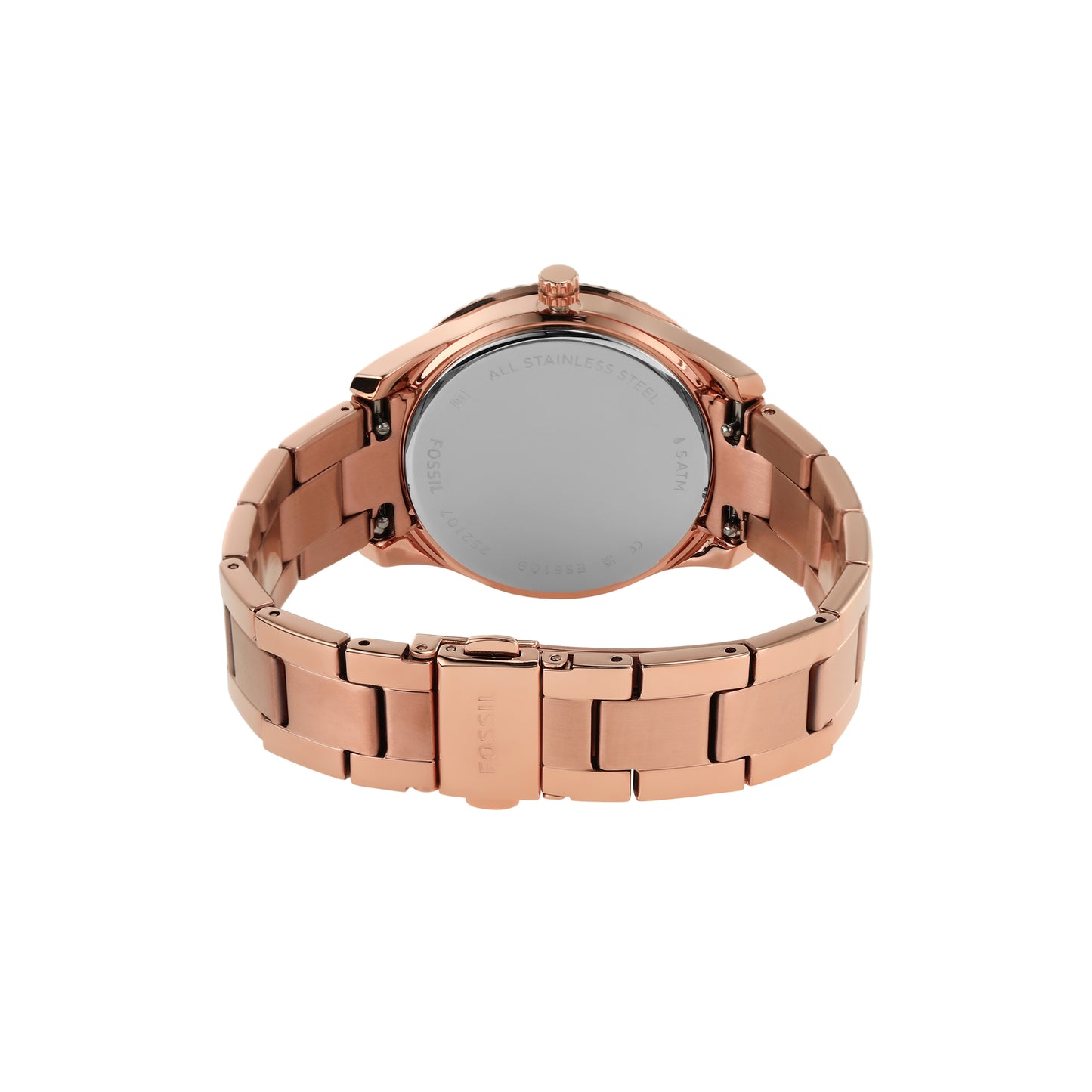 Fossil Analog Brown & Stainless Steel Women's Watch ES5109