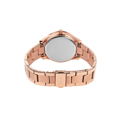 Fossil Analog Mother Of Pearl & Stainless Steel Women's Watch ES5131