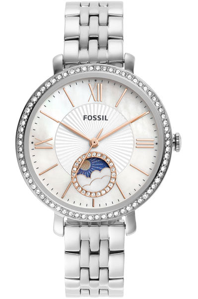 Fossil Analog Mother Of Pearl & Stainless Steel Women's Watch ES5164