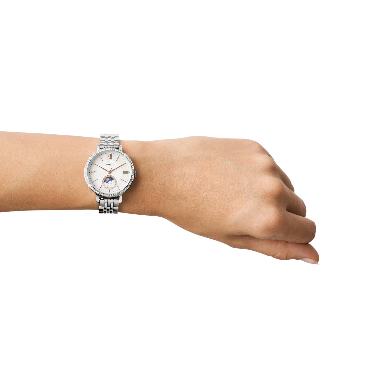 Fossil Analog Mother Of Pearl & Stainless Steel Women's Watch ES5164