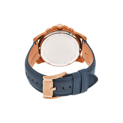 Fossil Chronograph Blue & Leather Men's Watch FS4835