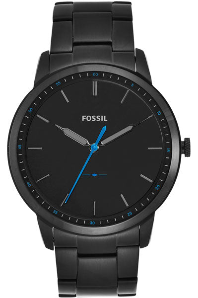 Fossil Analog Black & Stainless Steel Men's Watch FS5308