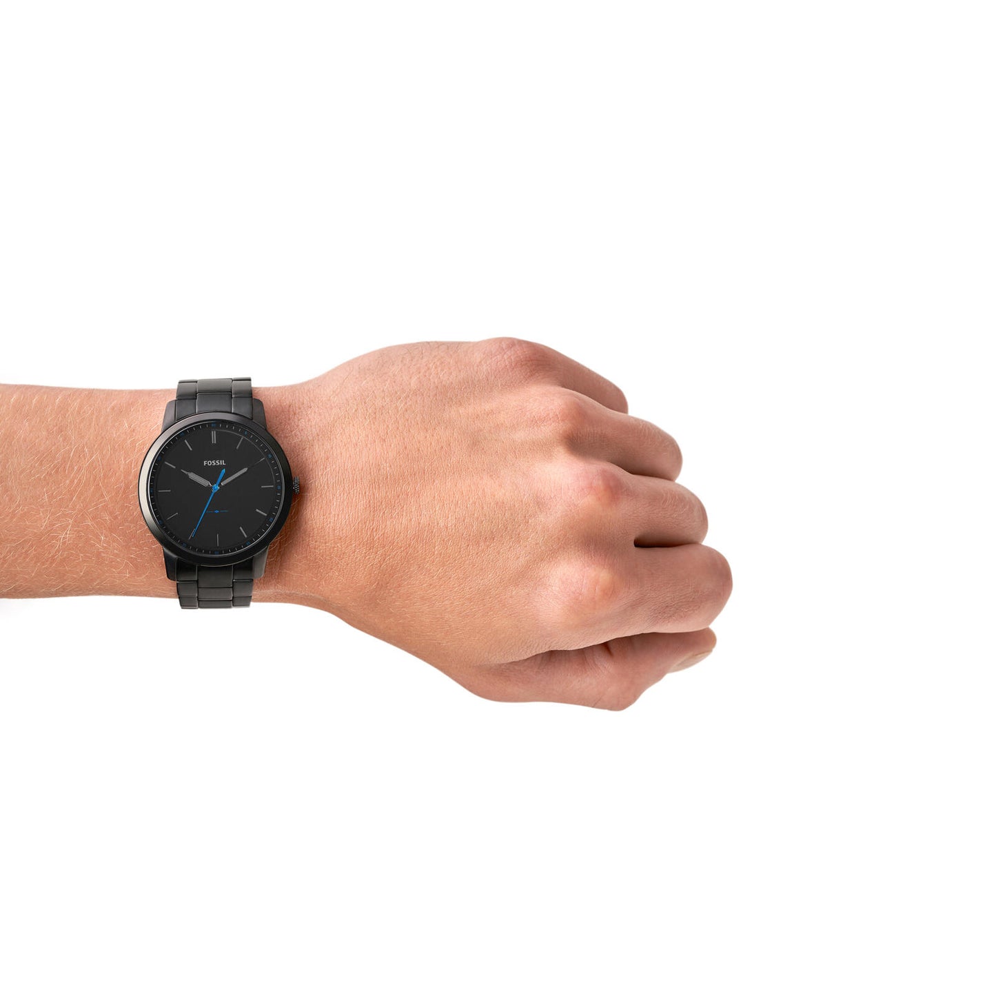 Fossil Analog Black & Stainless Steel Men's Watch FS5308