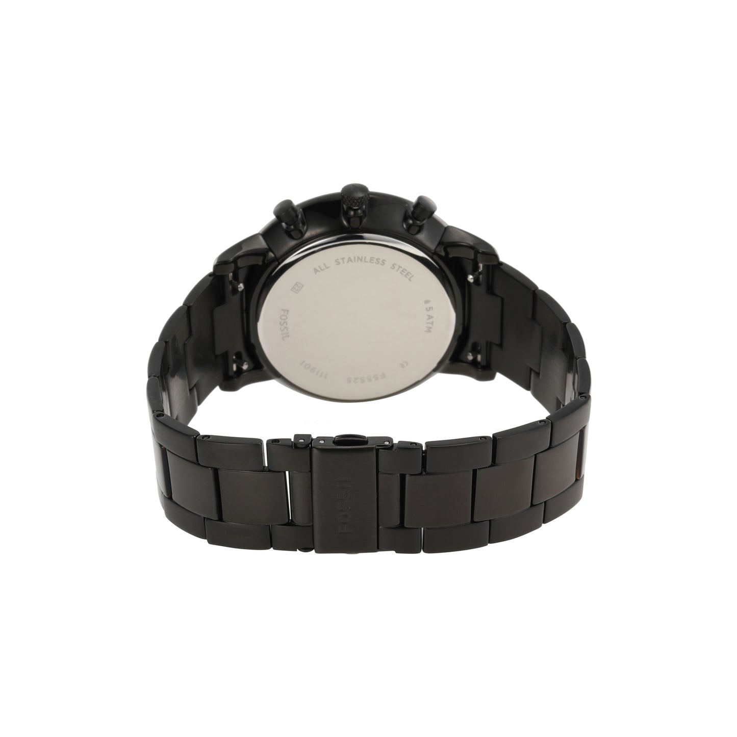 Fossil Chronograph Brown & Stainless Steel Men's Watch FS5525