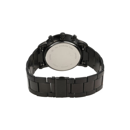 Fossil Chronograph Brown & Stainless Steel Men's Watch FS5525