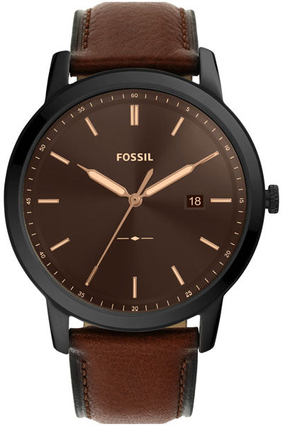Fossil Analog Brown & Leather Men's Watch FS5841