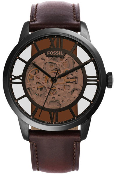 Fossil Analog Brown & Leather Men's Watch ME3098