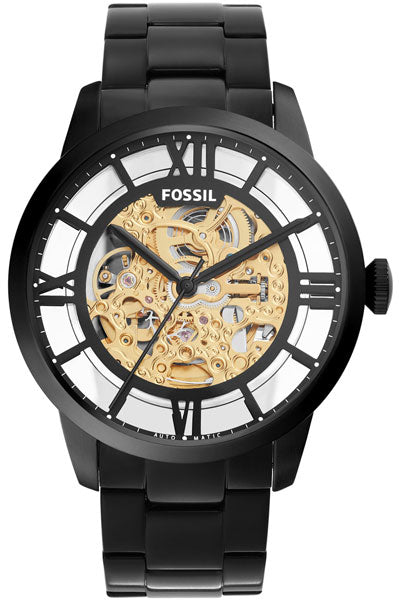 Fossil Analog Black & Stainless Steel Men's Watch ME3197