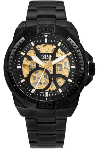 Fossil Analog Black & Stainless Steel Men's Watch ME3217