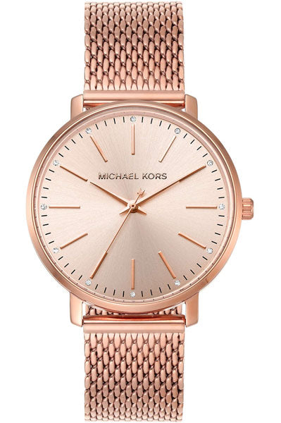 Michael Kors Analog Rose Gold & Stainless Steel Women's Watch MK4340