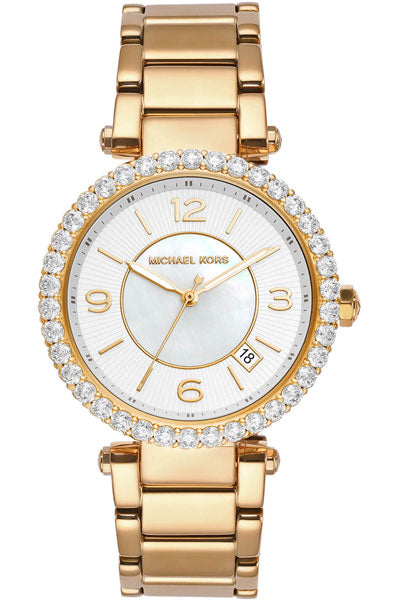 Michael Kors Analog White & Stainless Steel Women's Watch MK4693