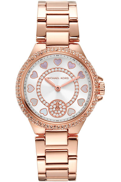 Michael Kors Analog White & Stainless Steel Women's Watch MK4700