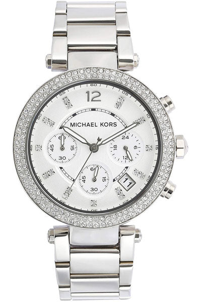 Michael Kors Chronograph Silver & Stainless Steel Women's Watch MK5353