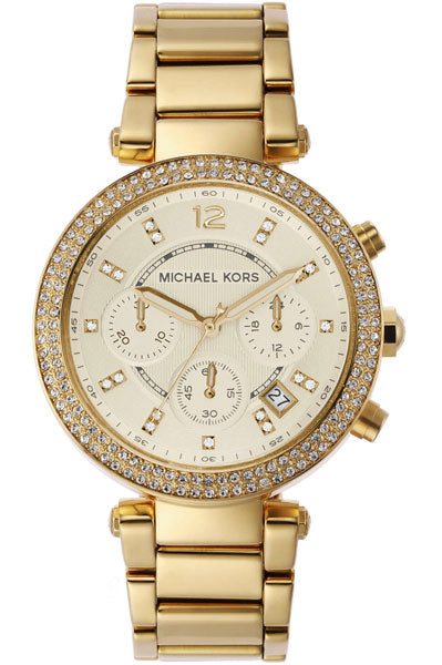 Michael Kors Chronograph Gold & Stainless Steel Women's Watch MK5354