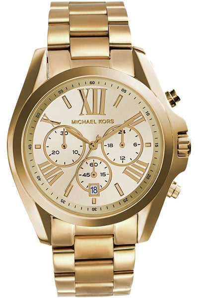 Michael Kors Chronograph Gold & Stainless Steel Women's Watch MK5605