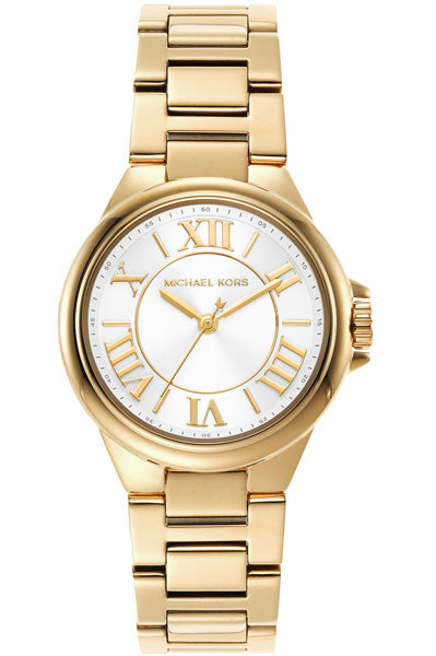 Michael Kors Analog White & Stainless Steel Women's Watch MK7255