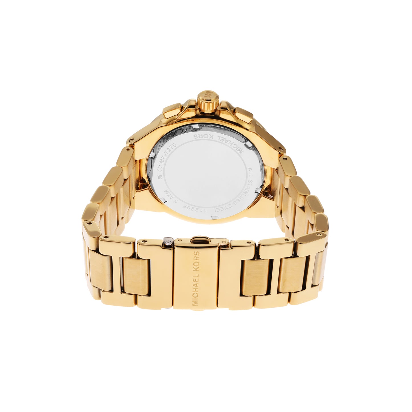 Michael Kors Chronograph White & Stainless Steel Women's Watch MK7270