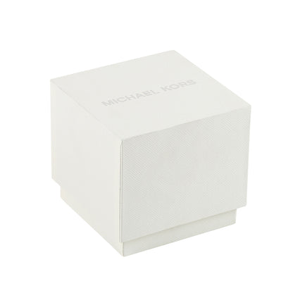 Michael Kors Analog Silver & Leather Men's Watch MK8674