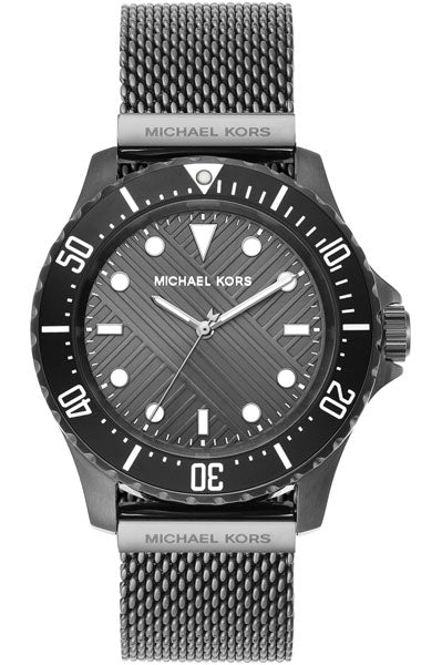 Michael Kors Analog Gray & Stainless Steel Men's Watch MK9093